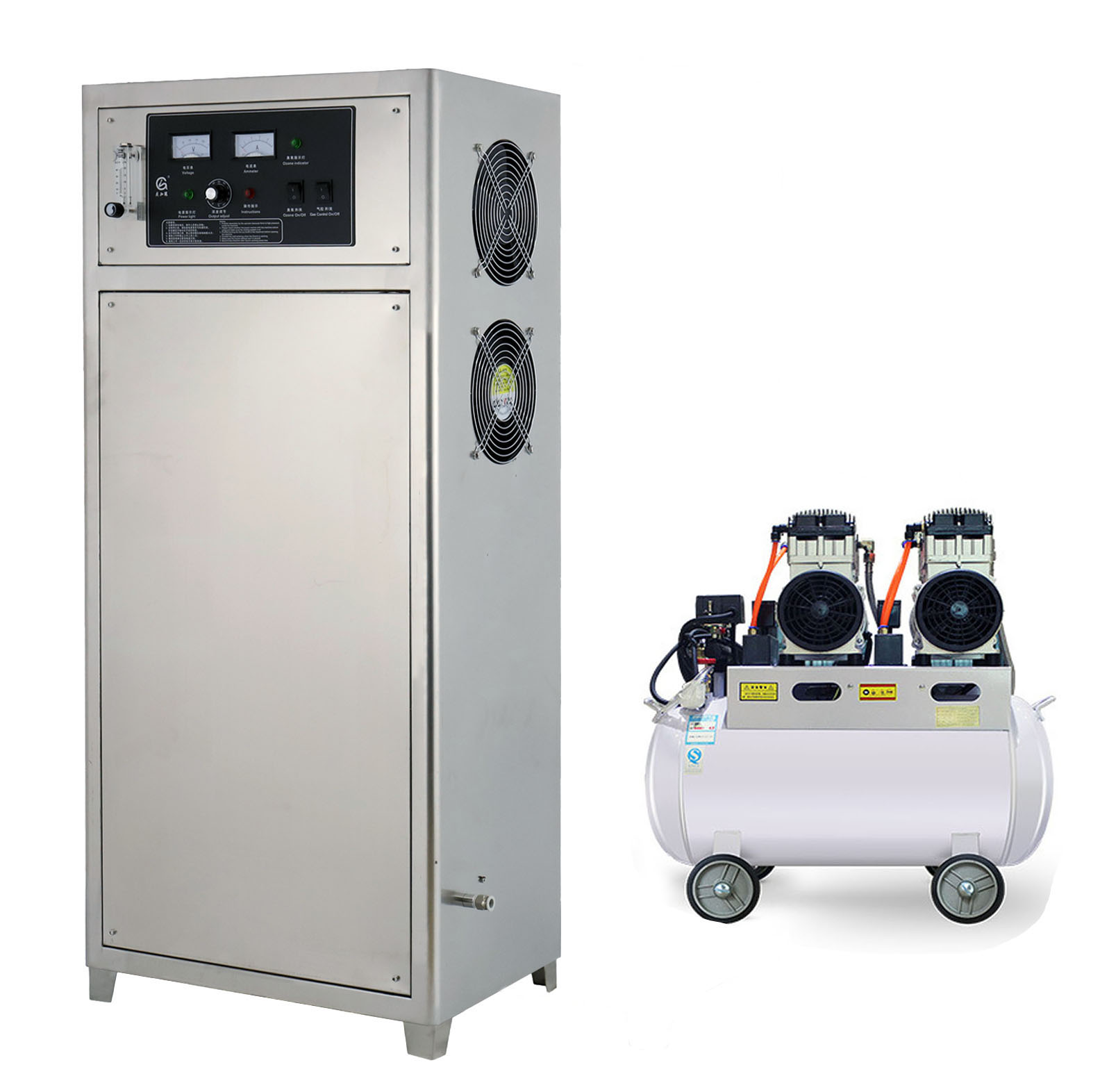 廣加環(huán)YT-018-100A氧氣源臭氧發(fā)生器，高濃度臭氧機(jī)
